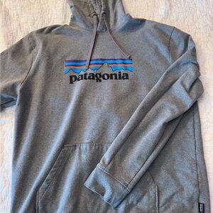 Patagonia Men's Grey Hoodie